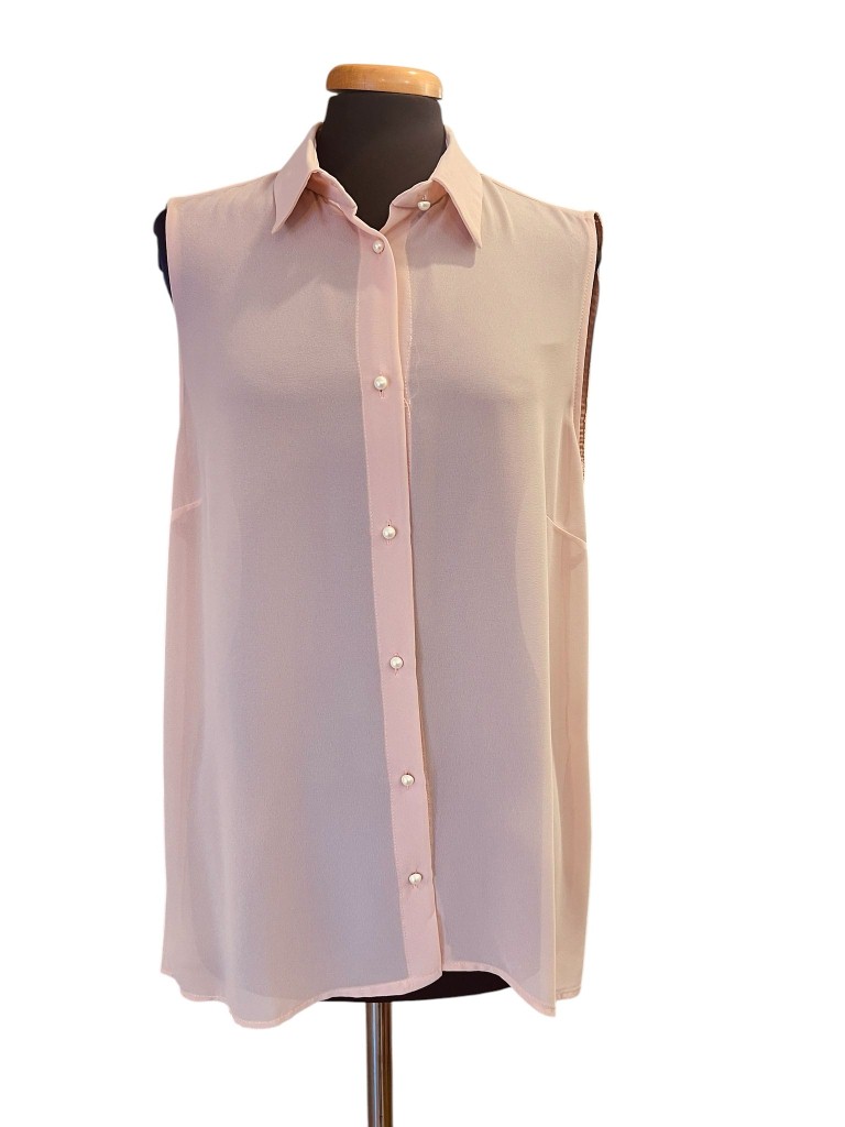 BLUSA CON APERTURA SU FONDOSCHIENA CON BRILLANTINI BY QUEGUAPA TG M BIANCA 